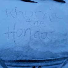 rhonda the honda snow
